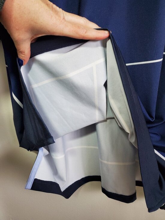 GREYSON Performance Golf Polo Shirt Stretch Snap Button Striped Geometric Men XL - Picture 7 of 12